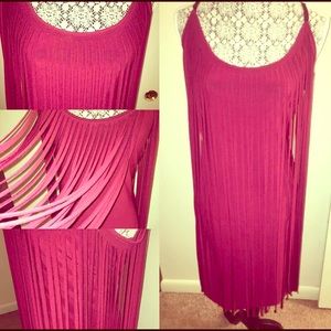 Burgundy swingers dress